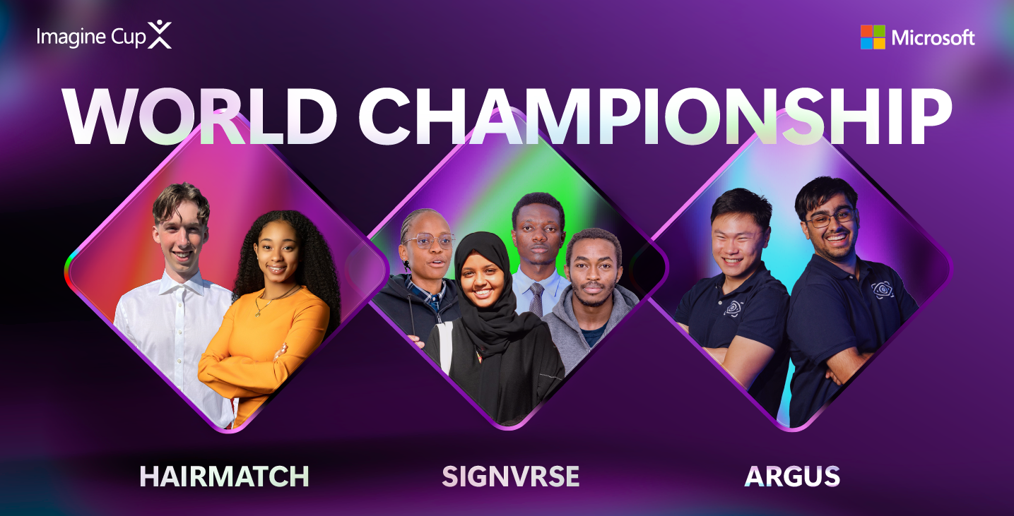 2025 Imagine Cup World Championship winner announcement at Microsoft Build